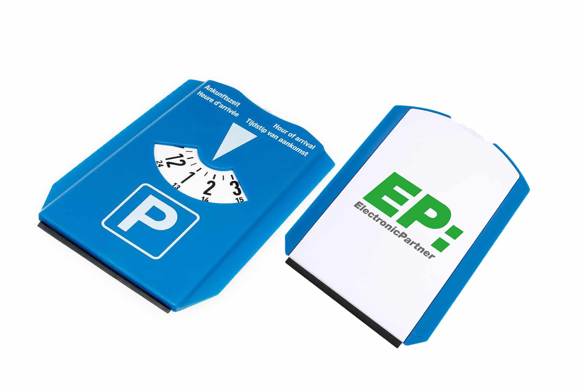 Parkscheibe mit Eiskratzer